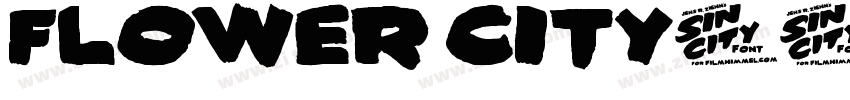 flower city字体转换
